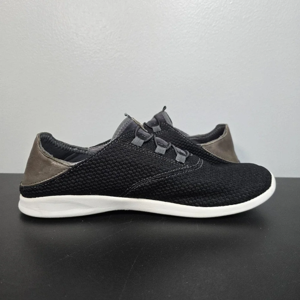 OluKai Shoes Mens Size 10 Black Alapa Li Slip On Mesh Casual Sneakers Boat